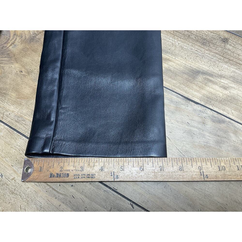 Aritzia The Melina Wilfred Size 4 Black Vegan Faux Leather High Rise Pants - Picture 9 of 10